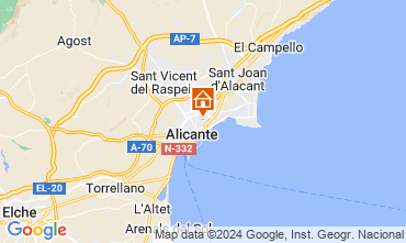 Karte Alicante Appartement 127719