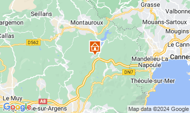 Karte Montauroux Villa 119068