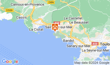 Karte Saint Cyr sur Mer Appartement 127057