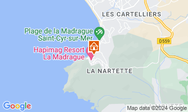 Karte Saint Cyr sur Mer Appartement 127057