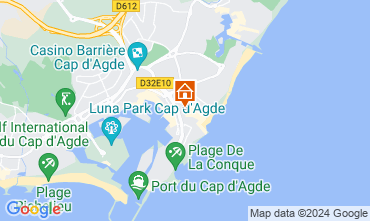 Karte Cap d'Agde Appartement 112976