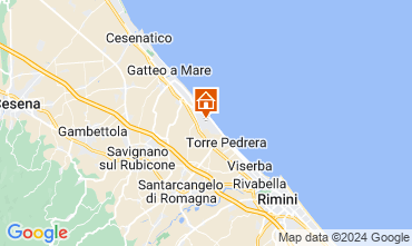 Karte Bellaria Igea Marina Appartement 127449