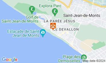 Karte Saint Jean de Monts Studio 79404