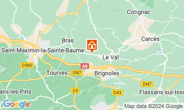 Karte Brignoles Villa 128927
