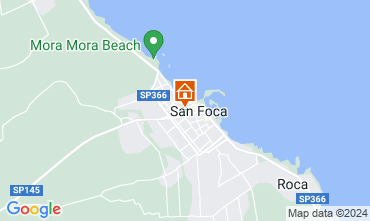 Karte San Foca Appartement 124177