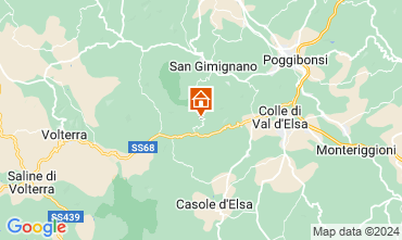Karte San Gimignano Appartement 63249