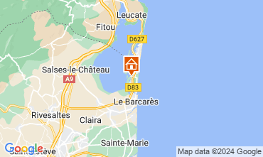 Karte Le Barcares Haus 74693