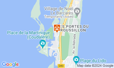 Karte Le Barcares Haus 74693
