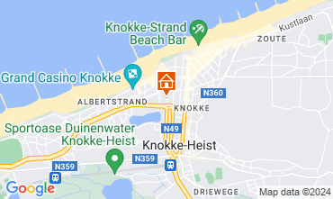 Karte Knokke-Zoute Appartement 67577