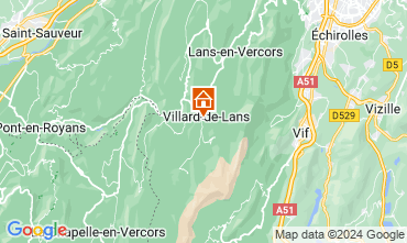 Karte Villard de Lans - Correnon en Vercors Appartement 128140