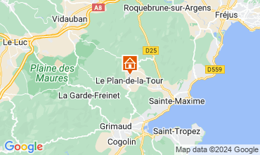 Karte Sainte Maxime Villa 78620