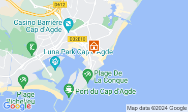 Karte Cap d'Agde Appartement 111106