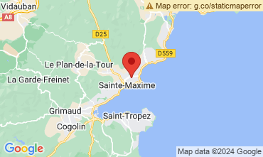 Karte Sainte Maxime Villa 124581