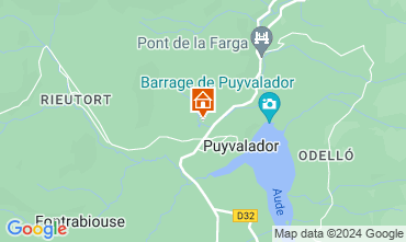 Karte Puyvalador Chalet 116935