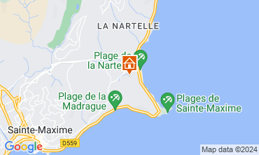 Karte Sainte Maxime Villa 8541
