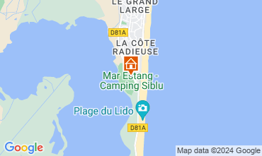 Karte Canet-en-Roussillon Mobil-Home 118829