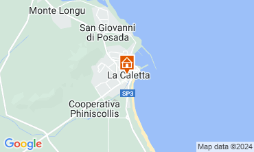 Karte La Caletta Appartement 125191