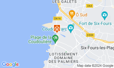 Karte Six Fours Les Plages Appartement 69885
