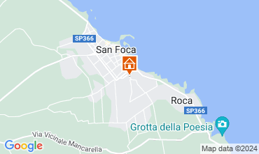 Karte San Foca Appartement 128241