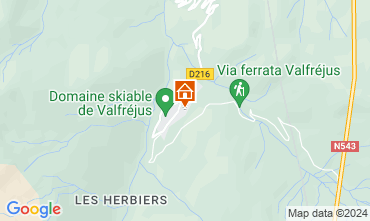 Karte Valfrjus Chalet 3291