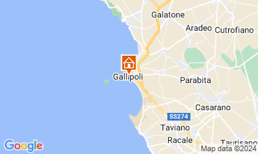Karte Gallipoli Appartement 128666