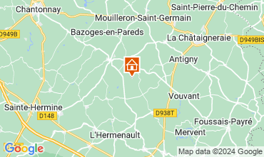 Karte Fontenay-le-Comte Ferienunterkunft auf dem Land 64991