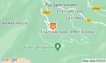 Karte Puy Saint Vincent Studio 79720