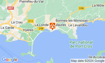 Karte La Londe-les-Maures Villa 92579