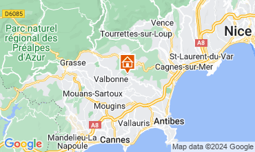 Karte Valbonne Villa 129057