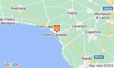 Karte Porto Cesareo Appartement 121496