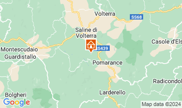 Karte Volterra Ferienunterkunft auf dem Land 121193