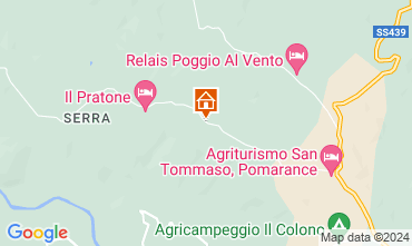 Karte Volterra Ferienunterkunft auf dem Land 121193