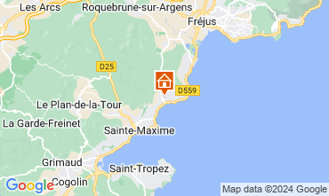 Karte Sainte Maxime Villa 120445