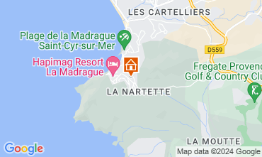 Karte Saint Cyr sur Mer Villa 93128