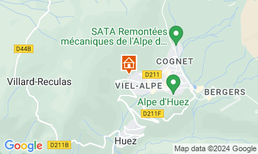 Karte Alpe d'Huez Appartement 42