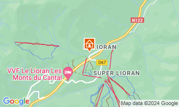 Karte Le Lioran Appartement 49321