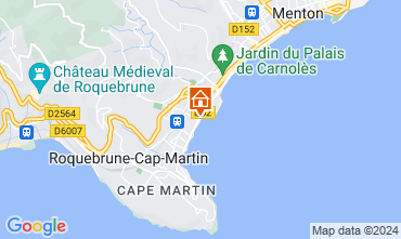 Karte Roquebrune Cap Martin Studio 121234