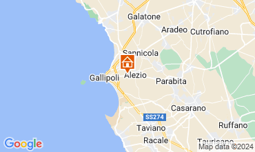 Karte Gallipoli Appartement 128664