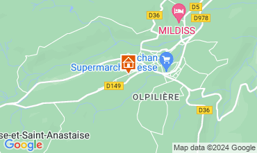 Karte Besse et Saint Anastaise Chalet 3837