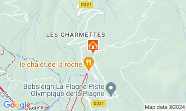 Karte La Plagne Chalet 65260