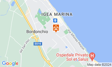Karte Bellaria Igea Marina Appartement 115537