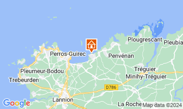 Karte Perros-Guirec Villa 126573