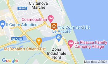 Karte Civitanova Marche Appartement 125463