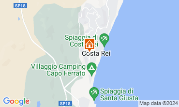 Karte Costa Rei Villa 127126