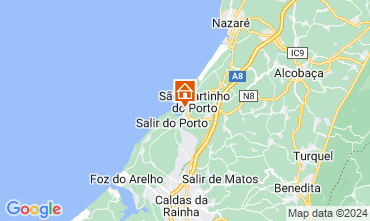 Karte So Martinho do Porto Appartement 17185
