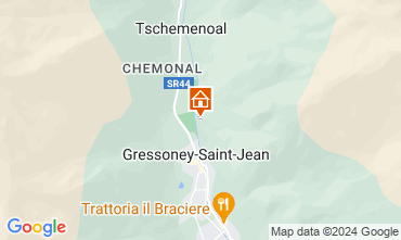 Karte Gressoney Saint Jean Chalet 111344