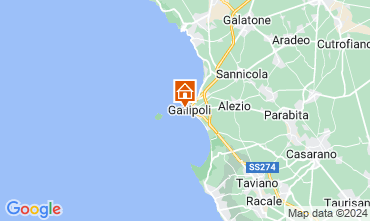 Karte Gallipoli Appartement 127597