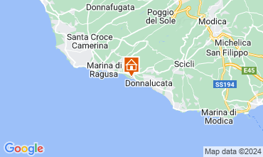 Karte Marina di Ragusa Haus 81964
