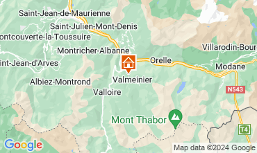 Karte Valmeinier Chalet 3441