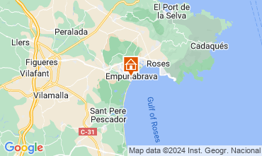 Karte Empuriabrava Appartement 128342